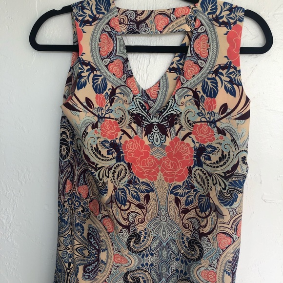 ASOS Petite Paisley print tunic dress size 8 - sm - Picture 7 of 8